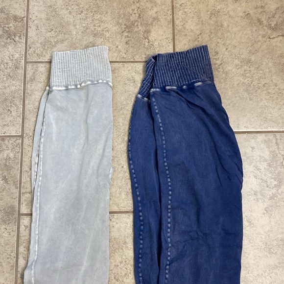 Free People Blue and Gray Pants Set - Picture 2 of 5